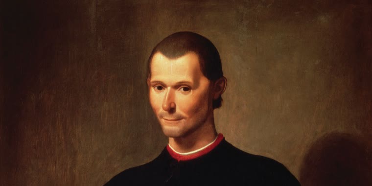 Niccolò Machiavelli, portrét od Santi di Tito